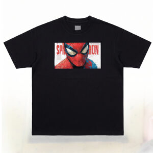 Oversized Drop Shoulder - SPIDERMAN JERSEY - BLACK