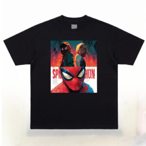 Oversized Drop Shoulder - SPIDERMAN JERSEY - BLACK